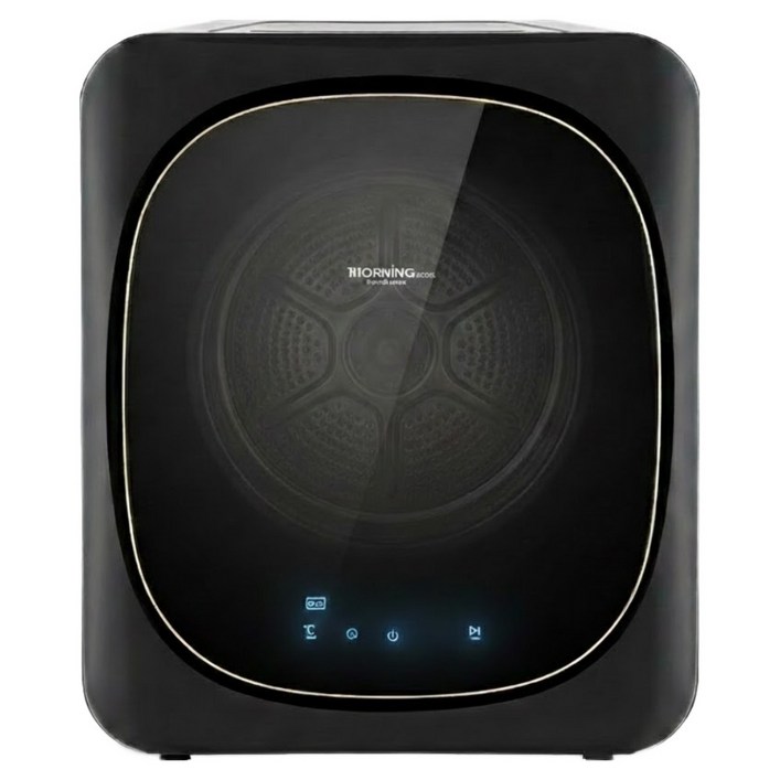 대웅 4세대 스마트 AI 회전형 미니건조기 4kg 고객직접설치, DWCDE2404SJ, 블랙