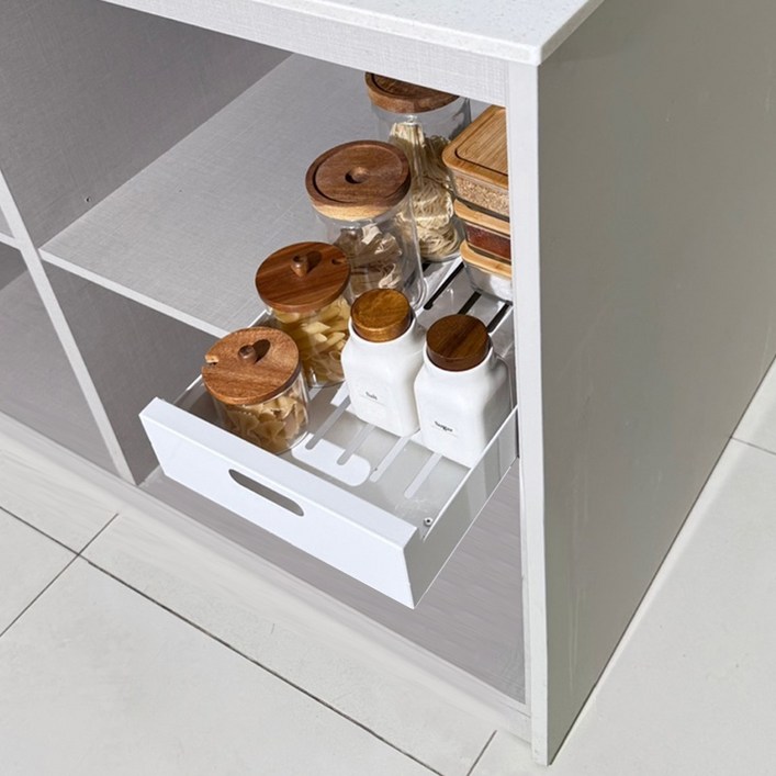 존글로벌 DND 하부장 슬라이딩 레일 수납 정리함 소