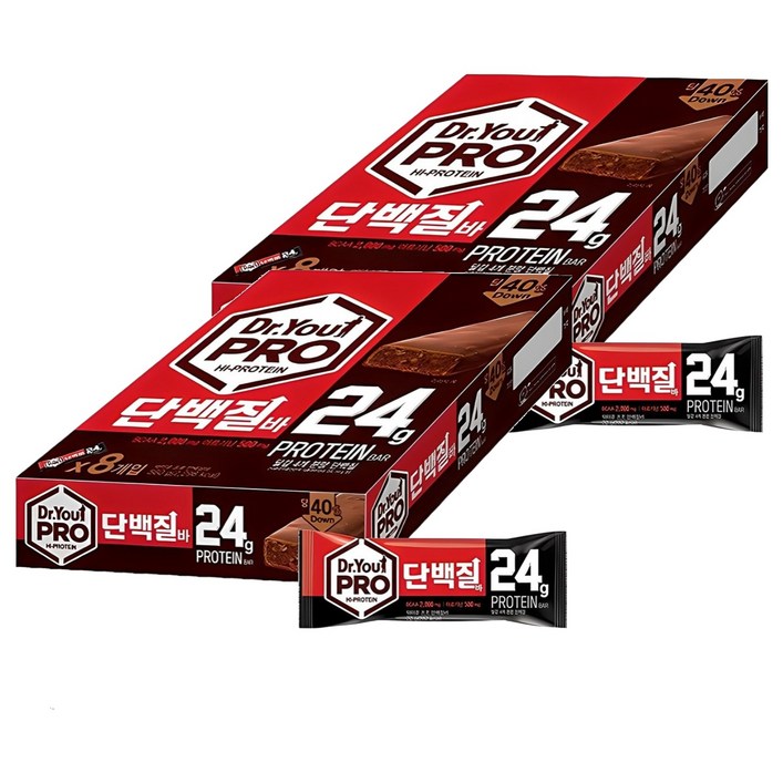 닥터유 프로 단백질바, 560g, 2개