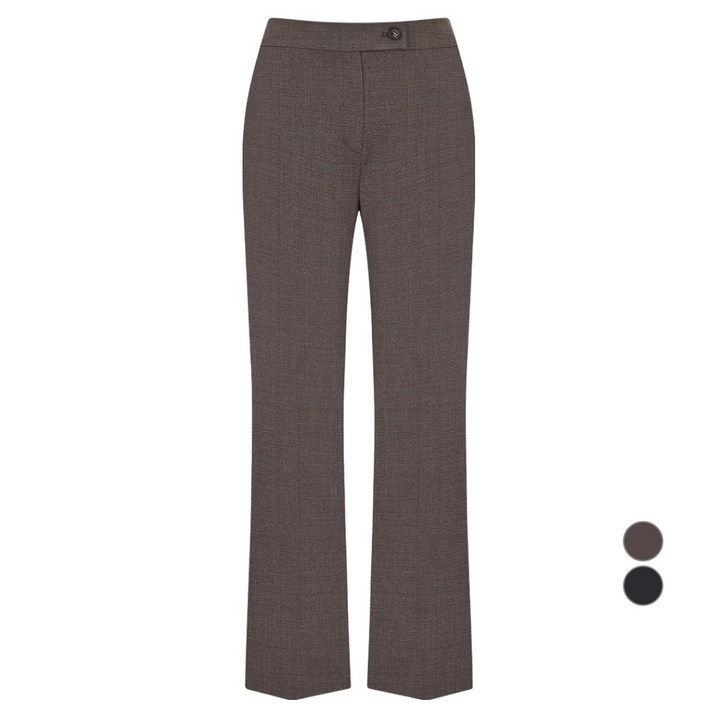 케네스레이디 여성용 멜로체닛 원버튼 부츠컷 슬랙스