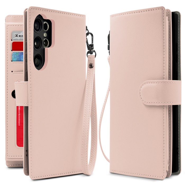 엑씨 모넬로A 스트랩 카드수납 지갑 가죽 다이어리 휴대폰 케이스