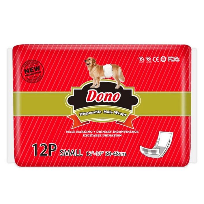 DONO 수컷 강아지 기저귀