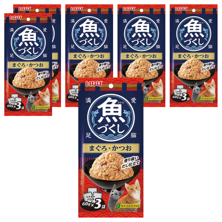 이나바 고양이 생선 가득 파우치