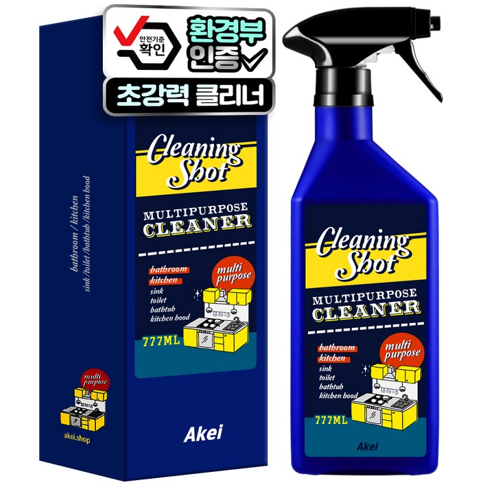 아케이 리빙 클리닝 샷 다목적세정제, 777ml, 1개