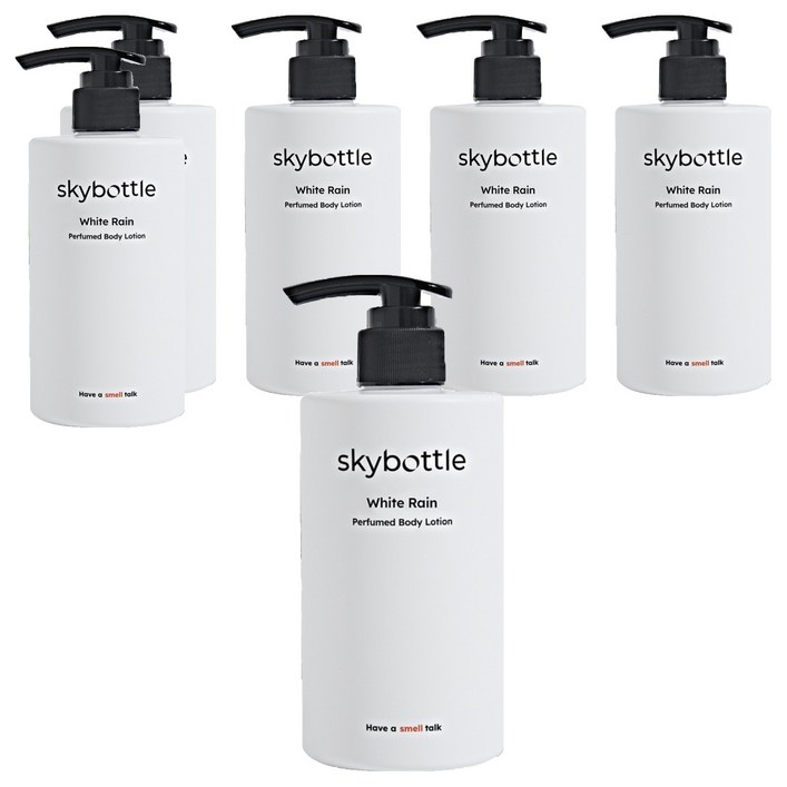 스카이보틀 퍼퓸 바디로션 화이트레인향, 300ml, 6개