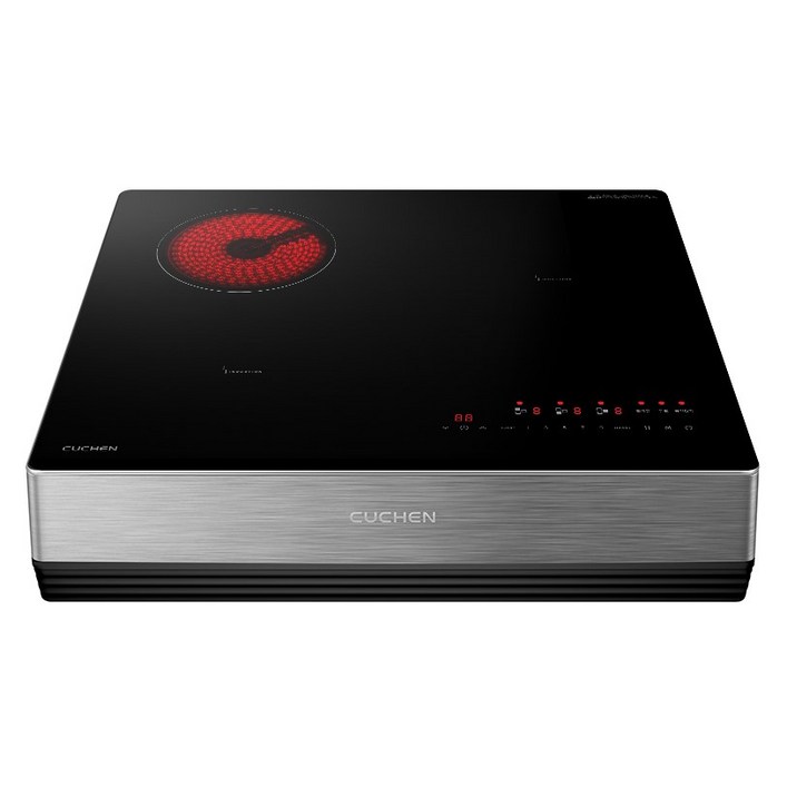 쿠첸 SMART 하이브리드 레인지 3구 프리스탠딩 케이스 8.7cm 방문설치, CIRC3S3410DSBE, 프리스탠딩