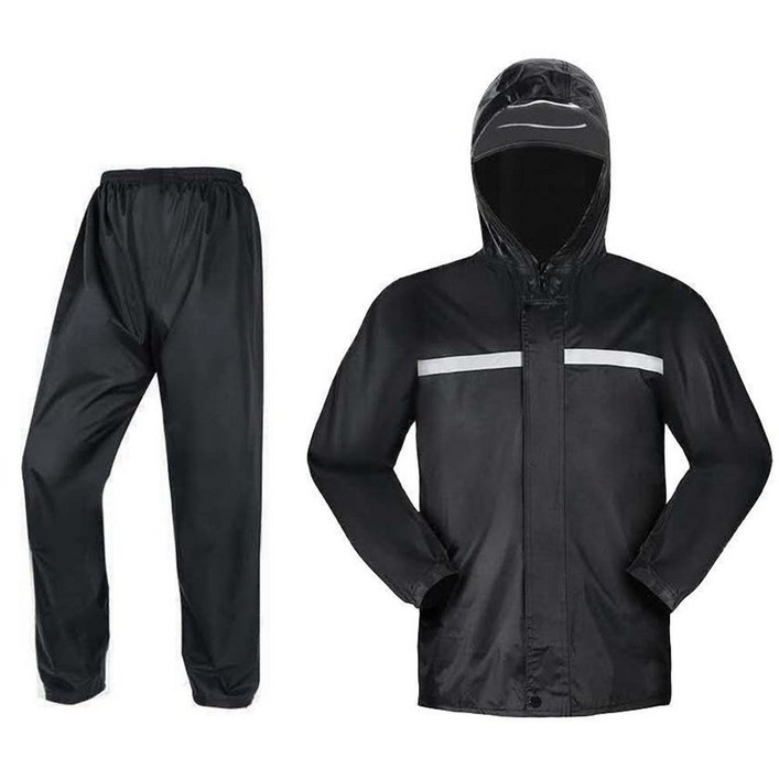 머지샵 남성용 오토바이 우비 상하의 세트
