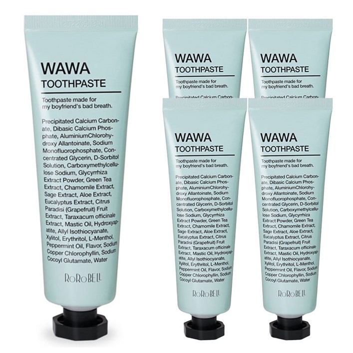 로로벨 와와치약 구취제거 불소