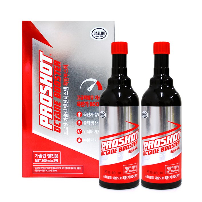 프로샷 옥탄부스터 옥탄가향상제 가솔린 300ml, 2개, 가솔린