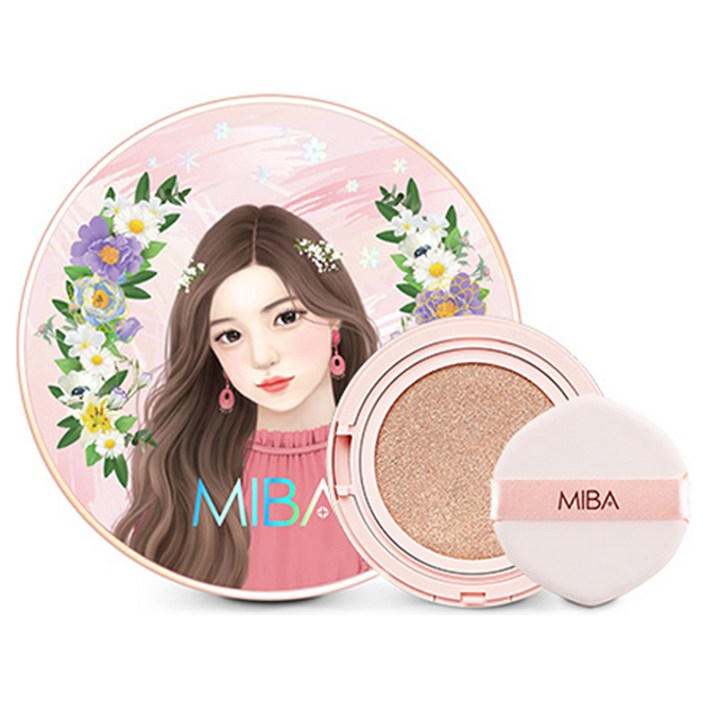 미바 이온칼슘 더블 쿠션 파운데이션 알엑스 본품 25g  리필 25g