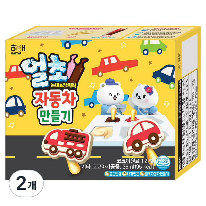 해태제과 얼초 자동차만들기 36g