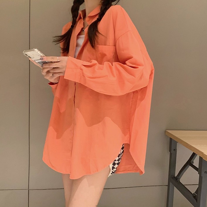 피어니스트 여성용 오버핏 옥스포드 셔츠 피어니스트 여성용 오버핏 옥스포드 셔츠