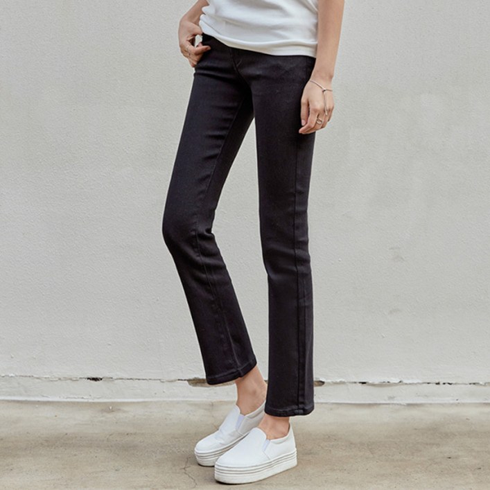 여성용 밴딩 일자핏 진 76088