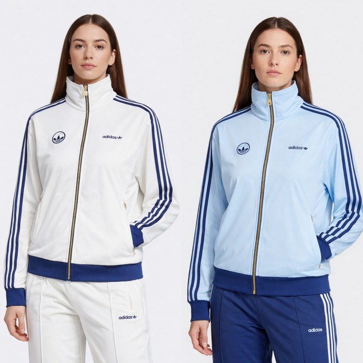 아디다스 여성 파이어버드 배지 트랙탑 신학기 삼선 저지 자켓