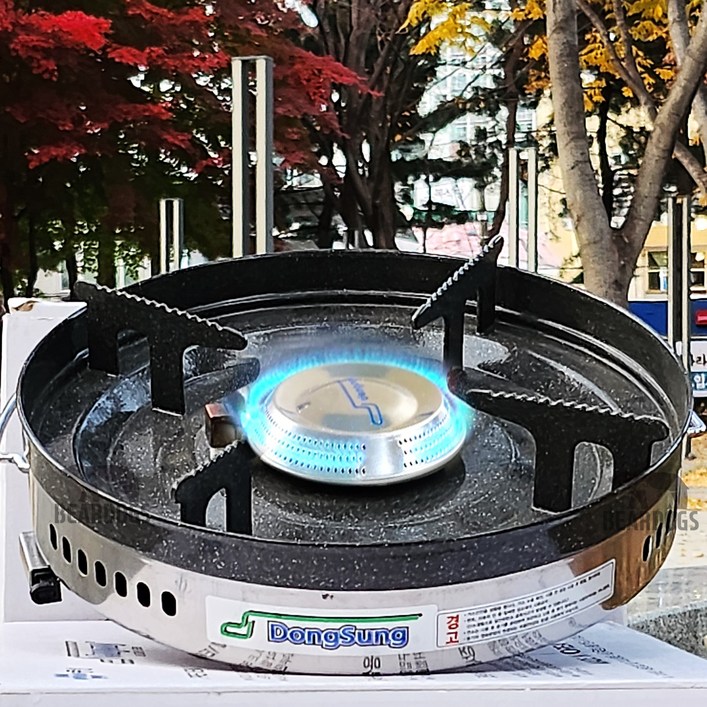 동성 해바라기 버너 1044 바람막이 링가드 세트 캠핑 3KG 가스통 LPG 전용