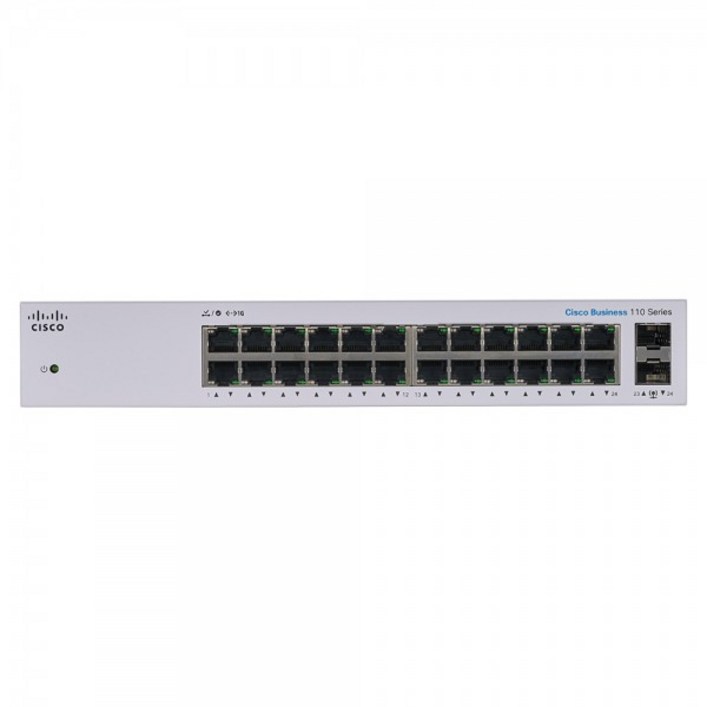 시스코 CBS110-24T 기가비트 이더넷 2 SFP 스위칭허브 CBS110 24포트
