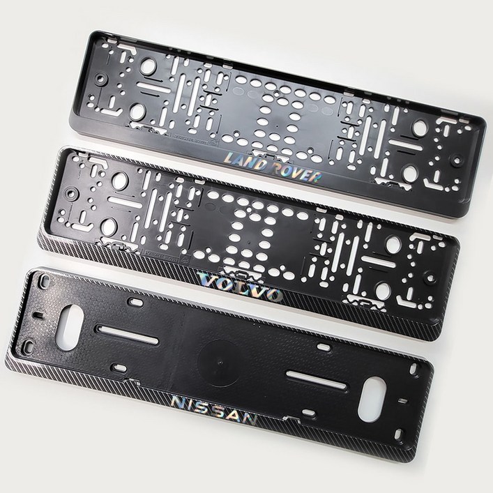 차량용 가드 자동차 로고 번호판 플레이트, 1개