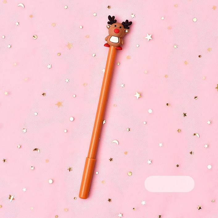 크리스마스 캐릭터 볼펜 산타볼펜 눈사람볼펜 루돌프볼펜 트리볼펜 사은품용 학생 연말 선물
