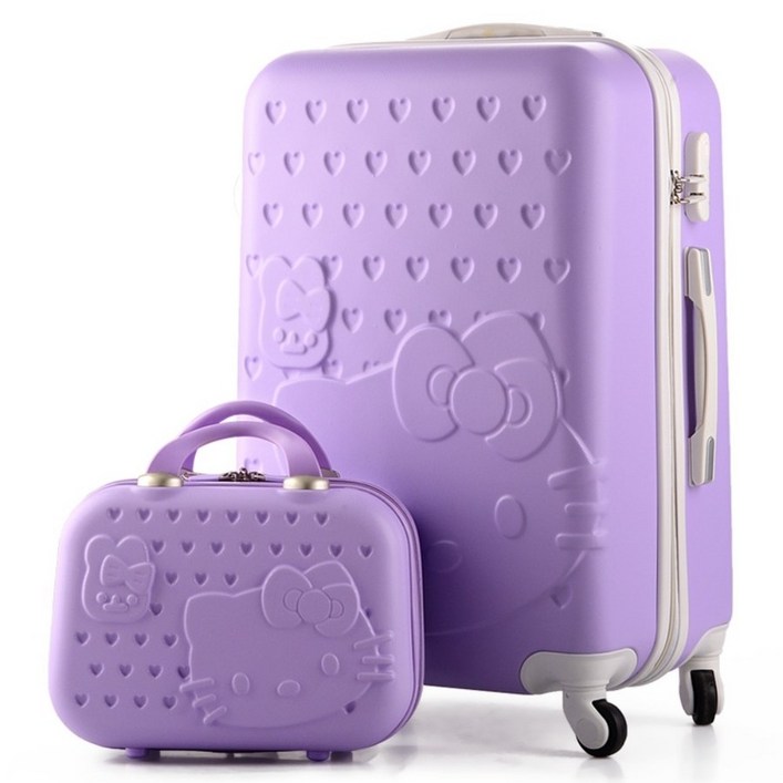 기내용 헬로키티 캐리어 20 22 24 26 28 인치 예쁜 소형 핑크