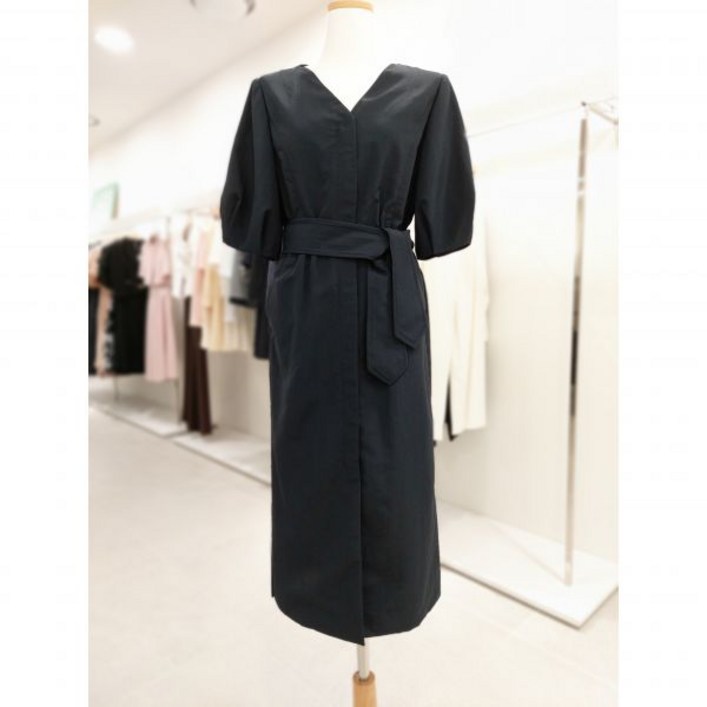 지고트 훌집업 V넥 원피스 JR6A0OP922