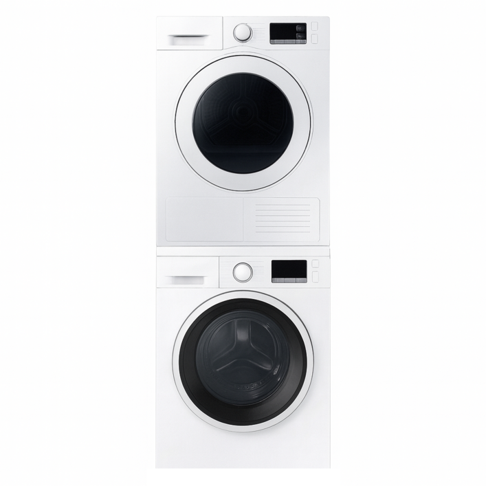 삼성전자 9kg 드럼 세탁기건조기 직렬설치 DV90TA040KEWW90T3000KW 키트 포함 삼성 설치 지원