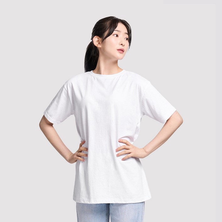 [1+1+1] 순면 100% 남여공용 반팔 티셔츠
