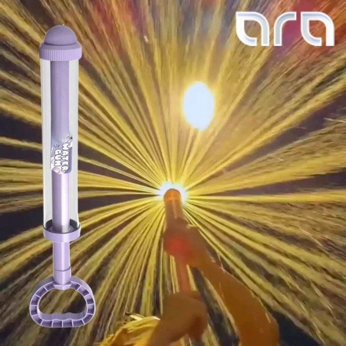 [공식] 아라 분수물총 회오리 물꽃놀이 불꽃놀이물총 주사기물총, 퍼플, 1개