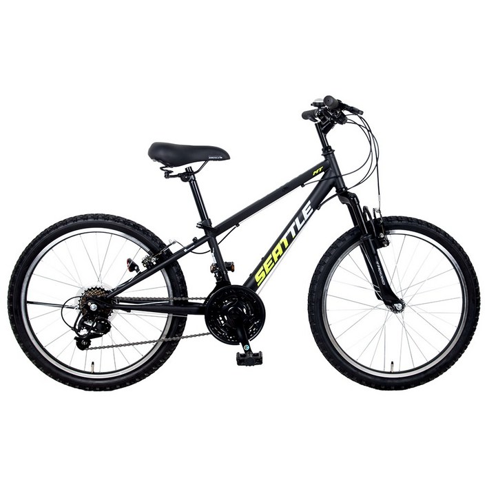 2026 삼천리자전거 시애틀 MT 22 주니어 MTB 초등학생 자전거120140cm  21단 기어  앞서스펜션, 블랙, 1개, 150cm