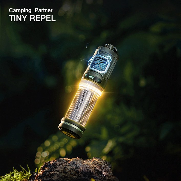 플렉스테일 티니리펠 모기퇴치기 렌턴 비상용배터리 3in1제품 캠핑용 tiny repel 등산 낚시 - 쇼핑앤샵