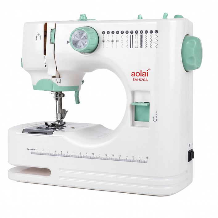 이지루프 간편한 공업용 재봉틀 가정용 휴대용 멀티 미니 미싱기 두꺼운 오버록 미싱, 재봉틀 바늘 모양