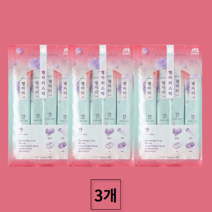마이베프 별자리스틱 고양이 기능성 츄르 60g 3개세트총3개