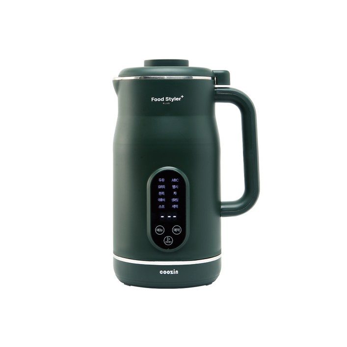 쿠진 푸드스타일러 플러스 1.2L 두유제조기 죽제조기 ABC 건강식, 딥그린