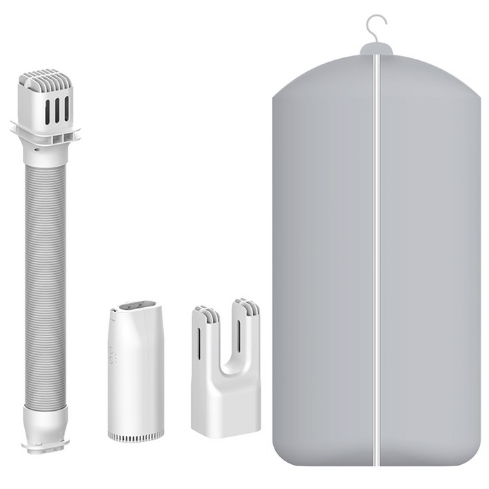 다용도 휴대용 건조기 신발을 건조시키다 이불을 건조시켜라 건조기 여행 가능한 건조기 3in1, 흰색