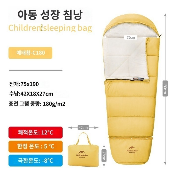 캠핑 이불 백패킹 노브랜드침낭