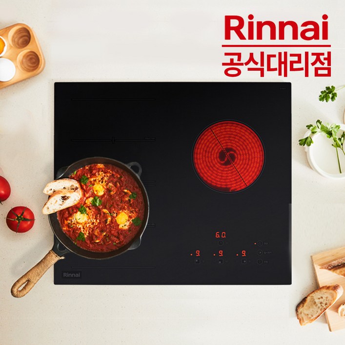 린나이 3구 빌트인 하이브리드 전기레인지 HYF3200N 타공사이즈 560×430480 공용 린나이 3구 빌트인 하이브리드 전기레인지 HYF3200N 타공사이즈 560×430480 공용