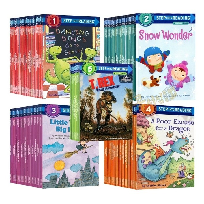 콕서점 스텝인투리딩 Step Into Reading 1 2 3 4 5 단계 세트 영어원서 음원제공