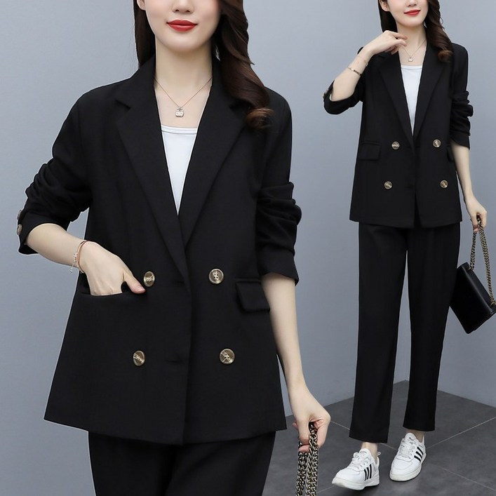 파즈마 오피스룩 정장 자켓 두피스세트 P220012