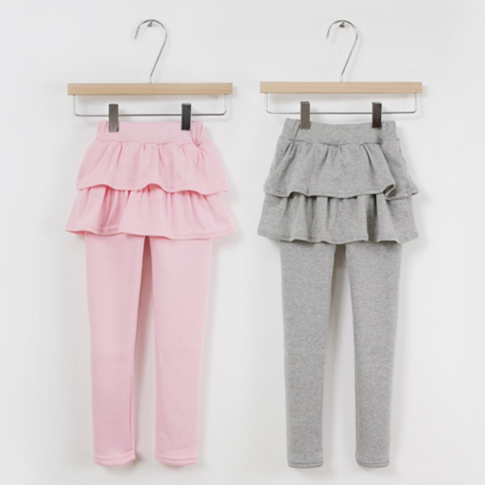 다미어패럴 2겹밍크치렝스 유아 겨울 치마레깅스 여아 치렝스 쫄바지 기모바지 겨울 스판 봄가을 레깅스 키즈