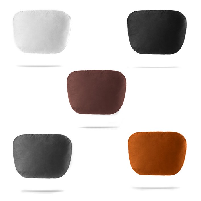 셀렉트템 차량용 헤드레스트 스웨이드 목쿠션 목베개