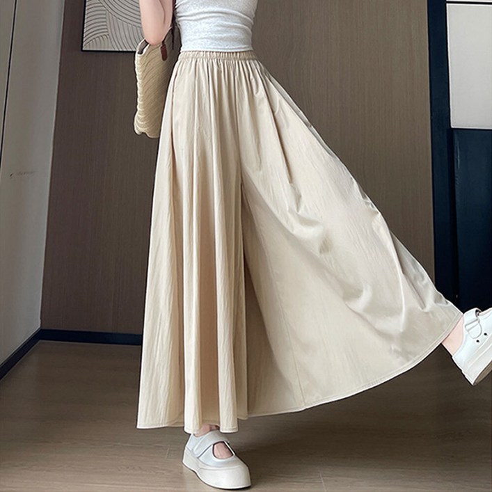 루이벤 완벽 체형커버 롱와이드 쿨링 풀레어 치마바지