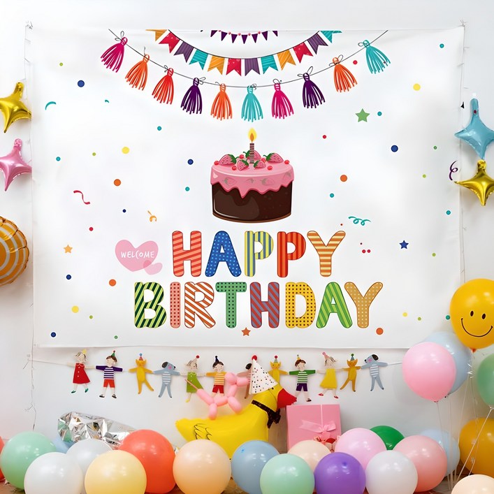 페이토 생일 잔치 파티 추억 배너 현수막