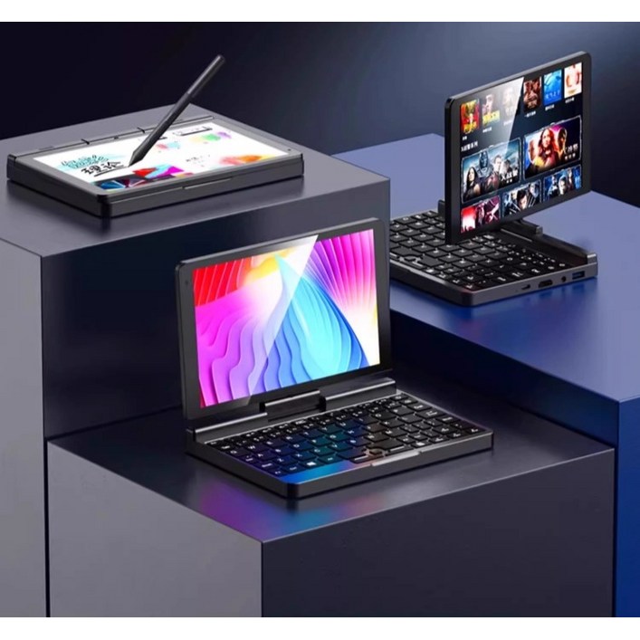 미니 노트북 8인치 투인원 터치 스크린 인텔 비즈니스 오피스 휴대용 얇고 가벼운 노트북