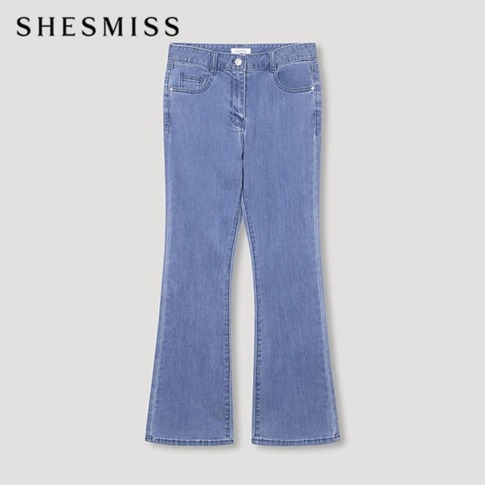 [쉬즈미스(SHESMISS)] [쉬즈미스] 슬림 부츠컷 데님 팬츠_SSMSLN12050_B