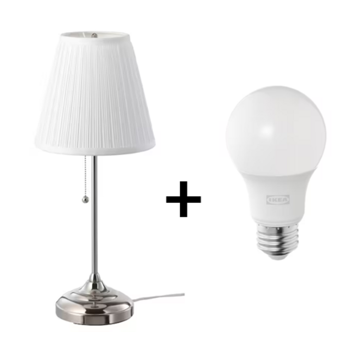 이케아 오르스티드 탁상스탠드  전구 세트