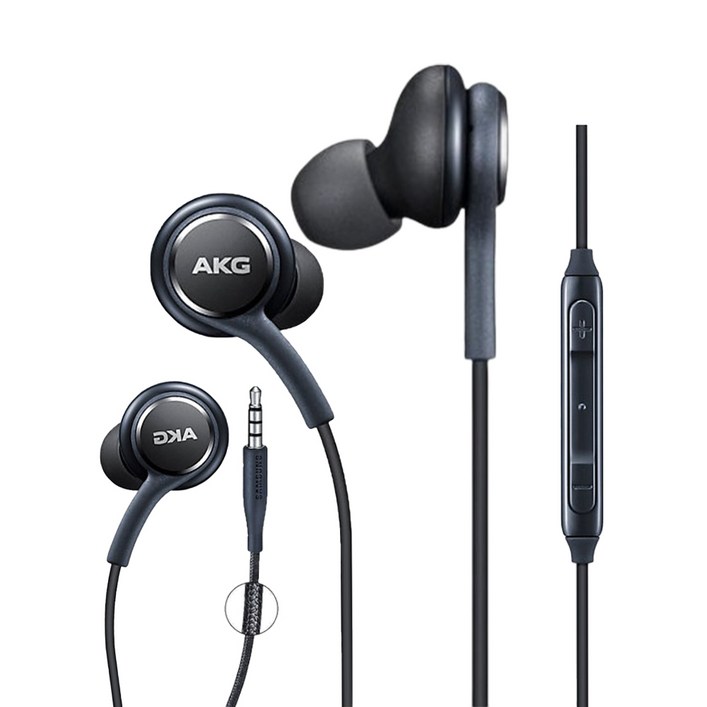 삼성 정품 AKG 유선이어폰 3.5단자 스마트폰 갤럭시 S10 S9 S8 노트9 노트8, 단일상품, 블랙 삼성 정품 AKG 유선이어폰 3.5단자 스마트폰 갤럭시 S10 S9 S8 노트9 노트8, 단일상품, 블랙