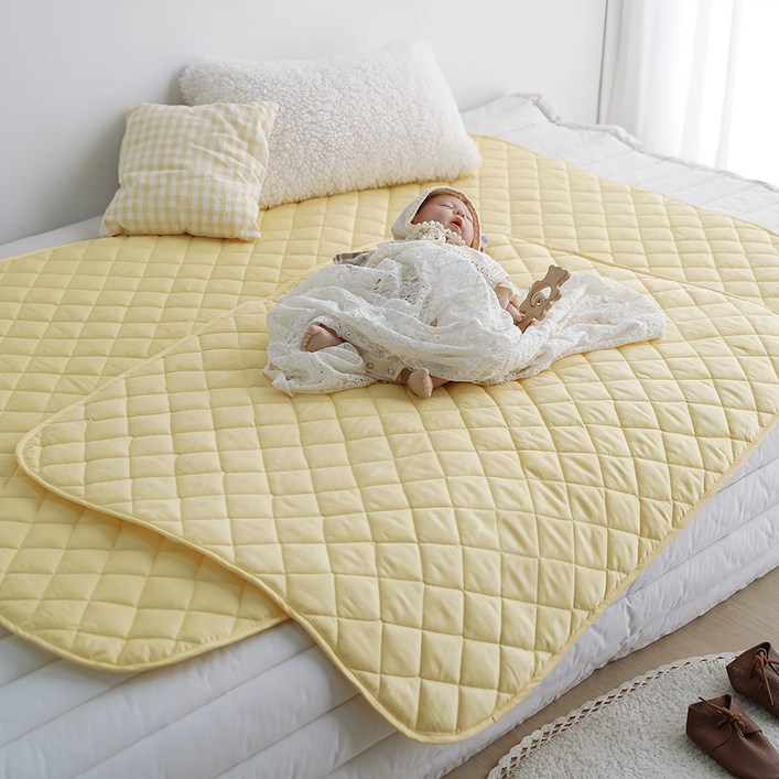 쁘리엘르 유아 파스텔 순면 방수 패드