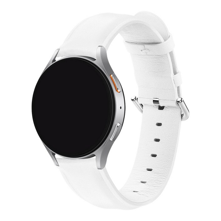 스페이스쉴드갤럭시워치 7 6 5 4 40mm 44mm 호환 모던 레더 밴드 스트랩 가죽 6color