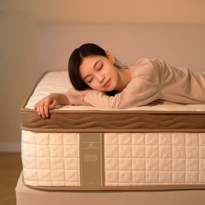 하이피러브 허리편한 호텔식 숙면 포켓스프링 필로우탑 매트리스, 중간 단단함, 25cm