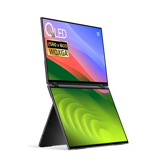 EHOMEWEI 이홈웨이 X시리즈 14.2 16 18.5인치 IPS QLED 휴대용 모니터 FHD 2K 60Hz 100Hz 노트북 스위치 듀얼 서브모니터, X1 Pro, 40.64cm