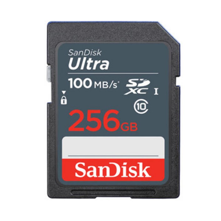 샌디스크코리아 공식인증정품    SD메모리카드 SDXC ULTRA 울트라  DUNR 256GB